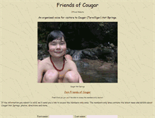 Tablet Screenshot of cougar.org
